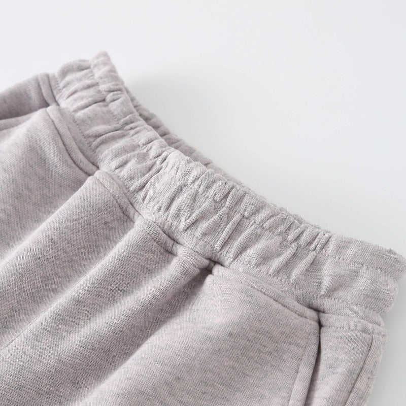 Girls' 2-Piece Tracksuit Set — Zip-Up Jacket & Pants, Soft Cotton Sport Outfit