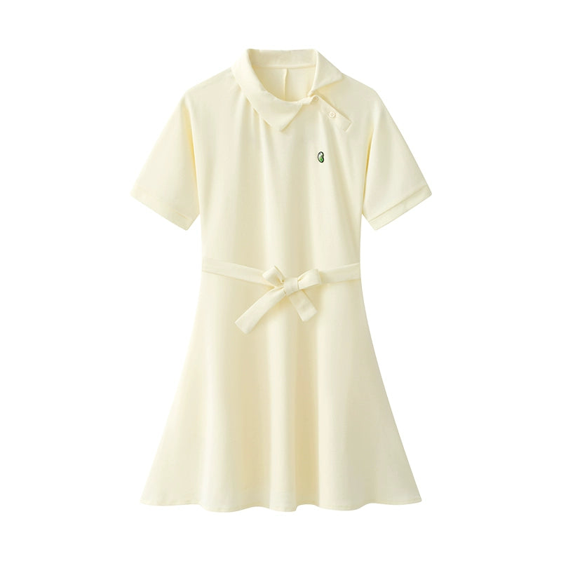JollyBean Girls' Polo Dress – Belted Summer Shirt Dress (120-170/ 5y-Adult)