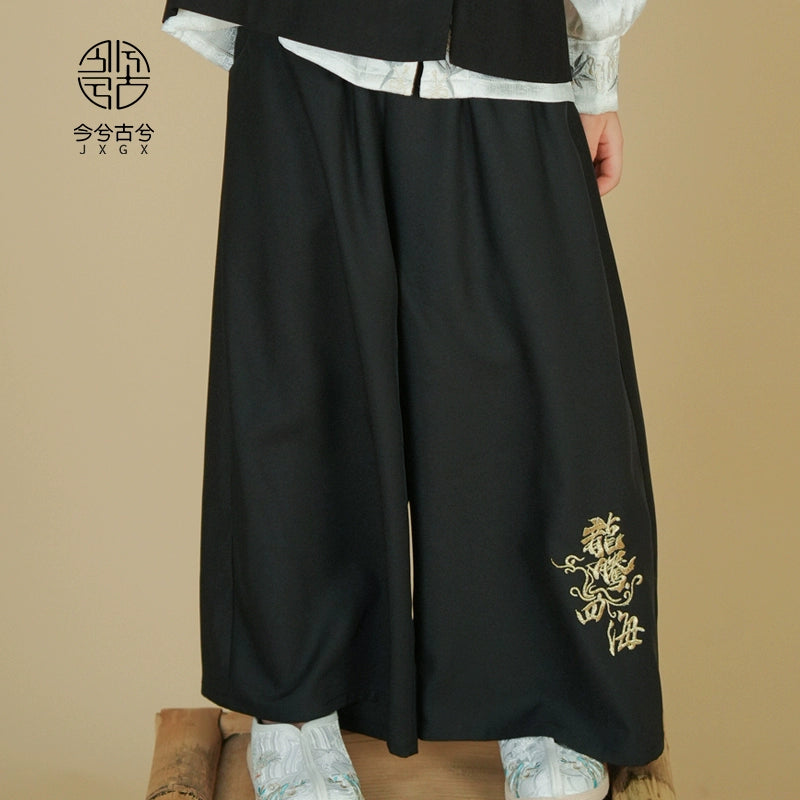 JXGX Fall/Spring Chinese New Year Boy Outfit ---Yunlong