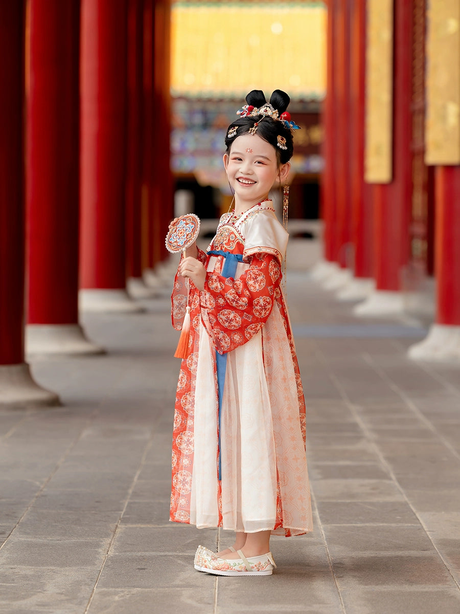 MengHu Girls' Hanfu Confucian Dress ---Wanwan--- Chinese New Year