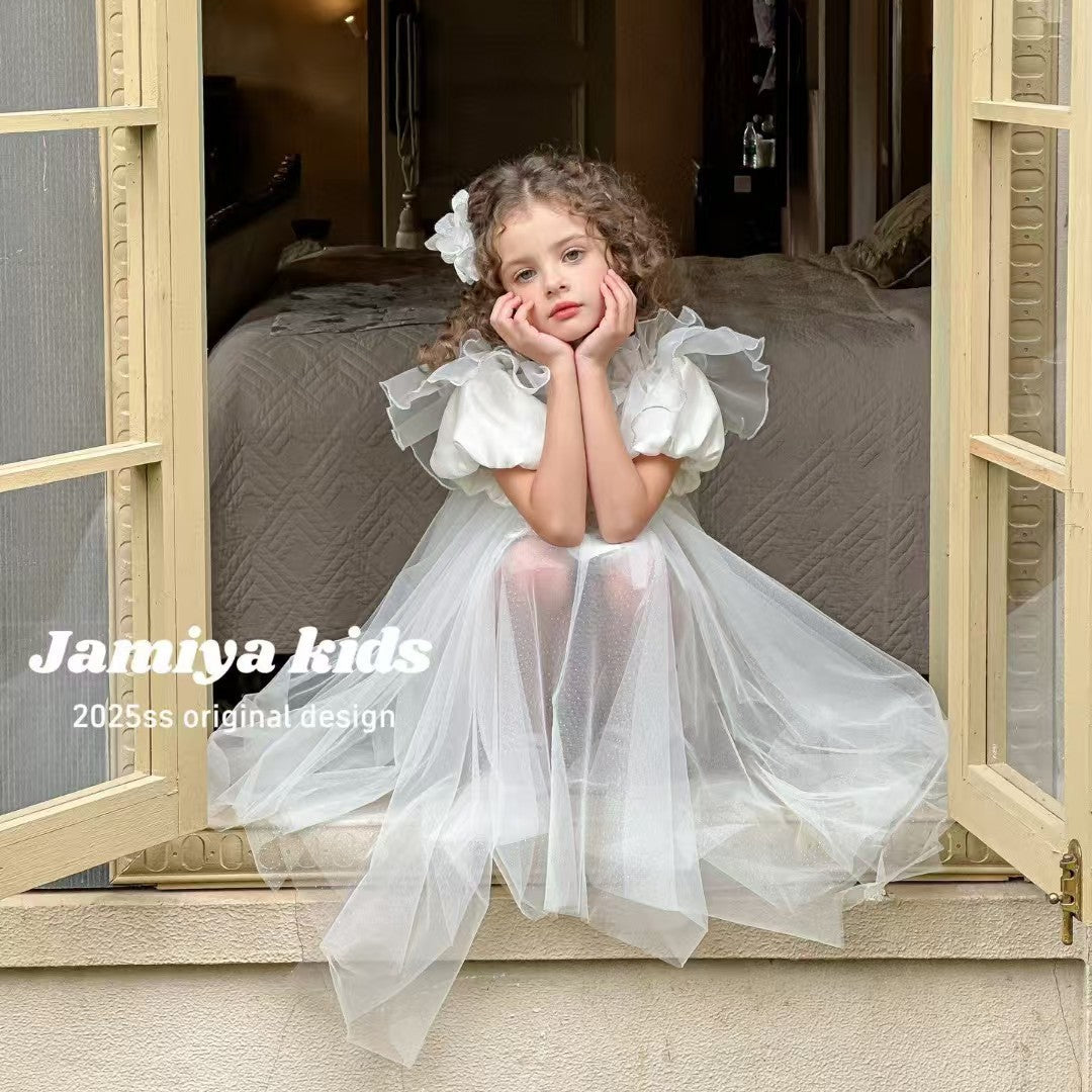 JAMIYA Girls Enchanted Butterfly Gown (100-150/3y-112y)