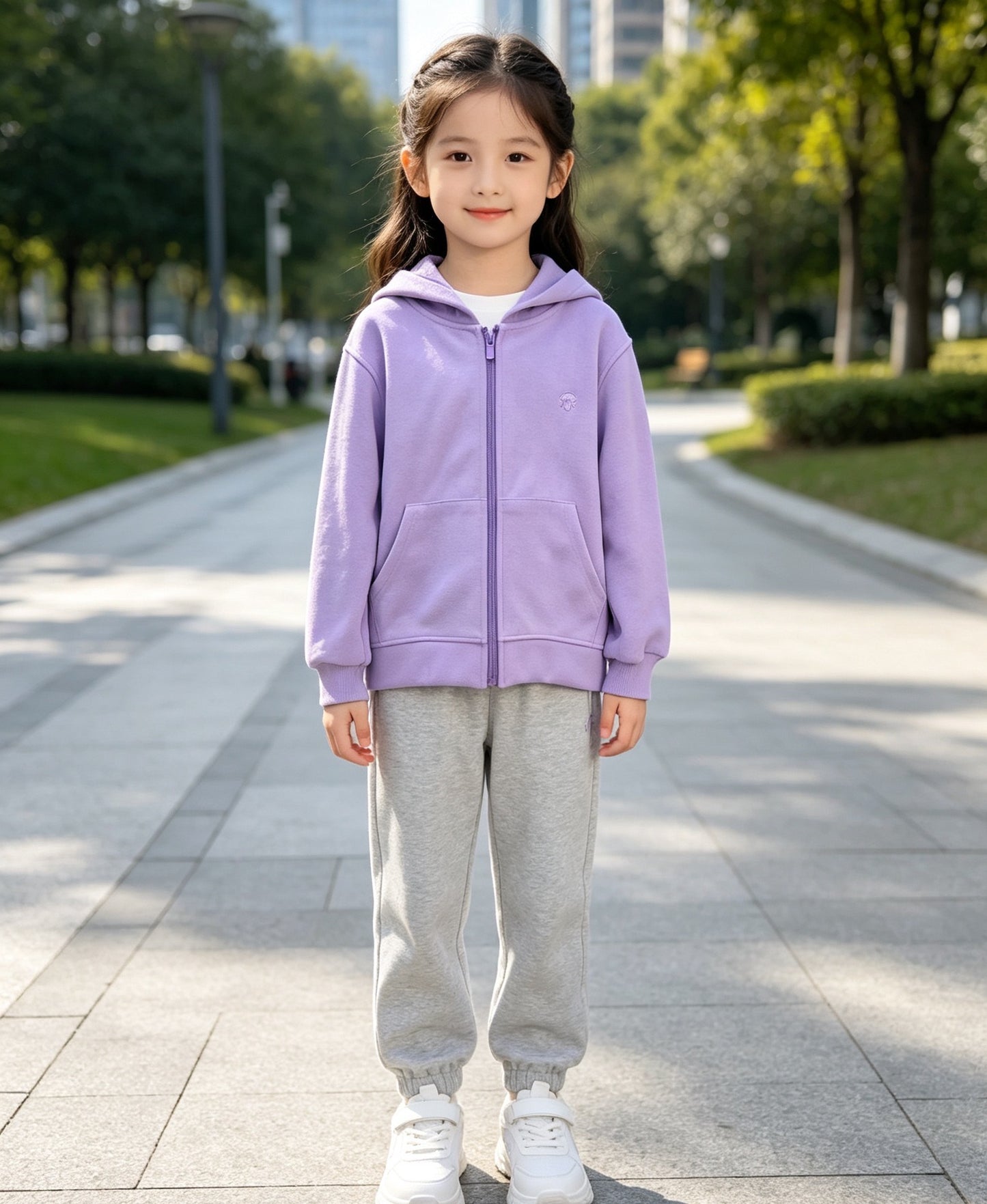Kids Knitted Hooded Cardigan | Autumn Zip-Up Jacket | Unisex