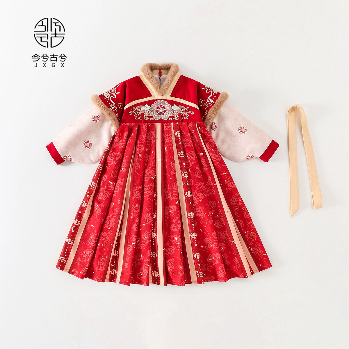 JXGX Chinese New Year Girl Dress---Wenyin