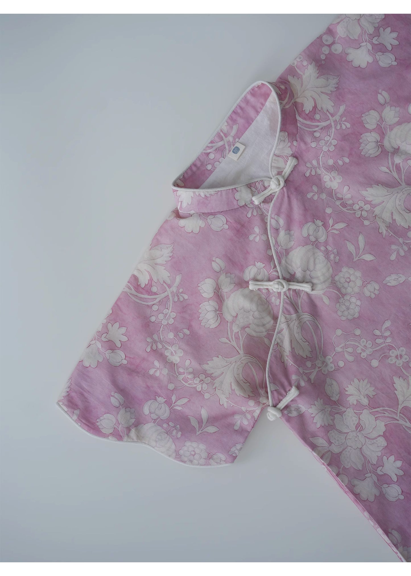 MaNa Pink Floral Short-sleeve Top