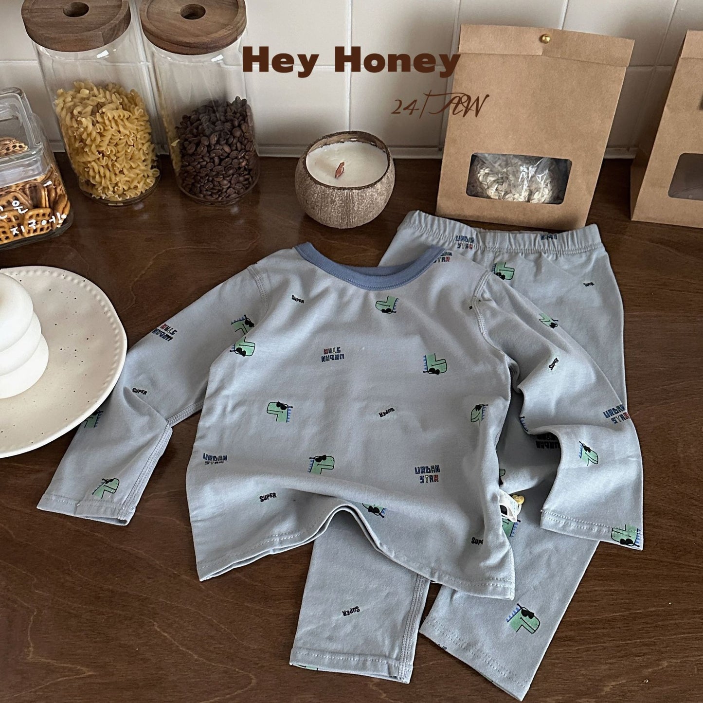 DXJ Kids Printed Home-wear Set