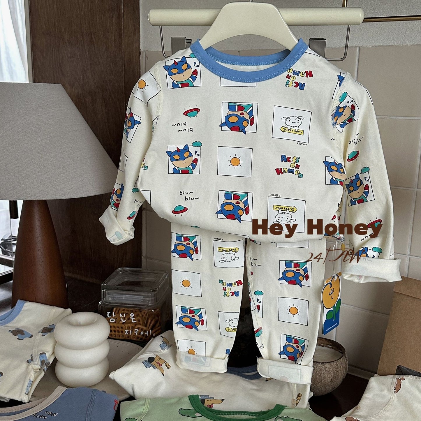 DXJ Kids Printed Home-wear Set