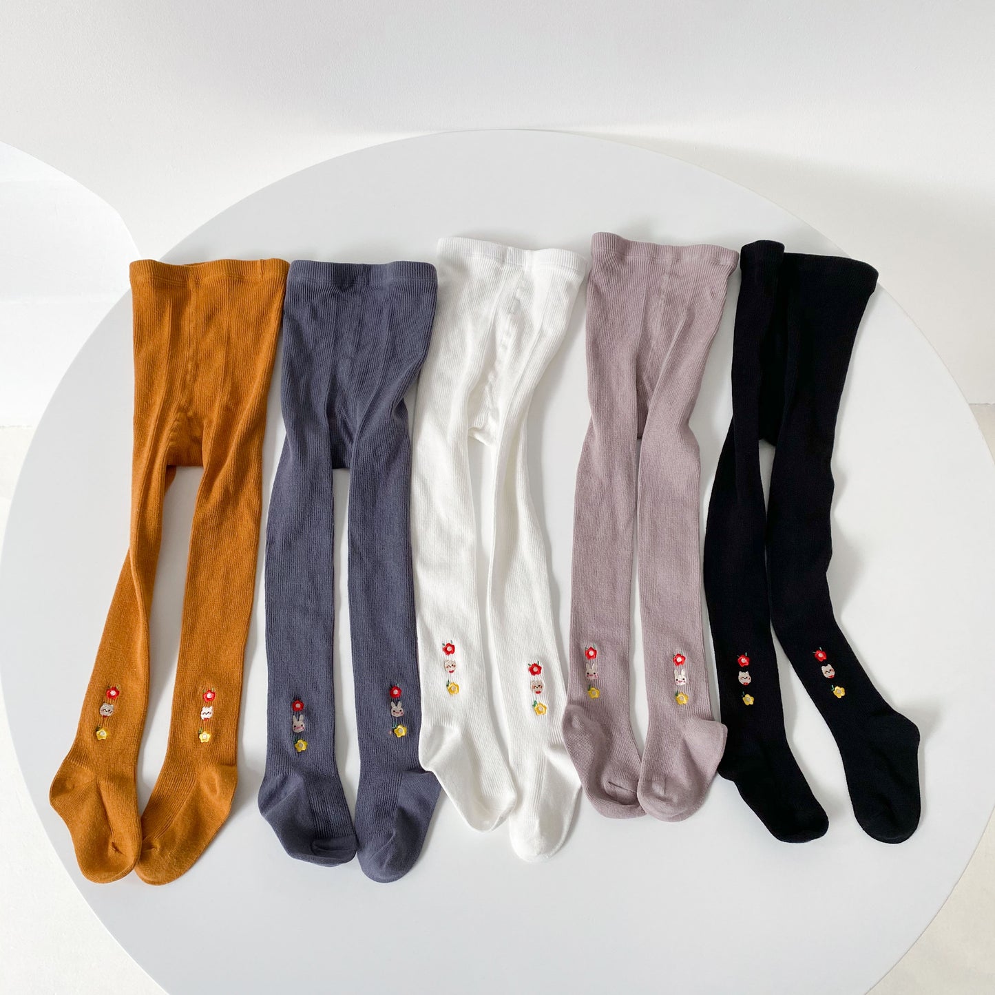 Collants animaux et fleurs pour tout-petits/enfants