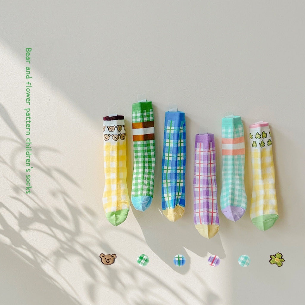 3-Pair Colorful Sock Set (1-8y) - C2C Kids